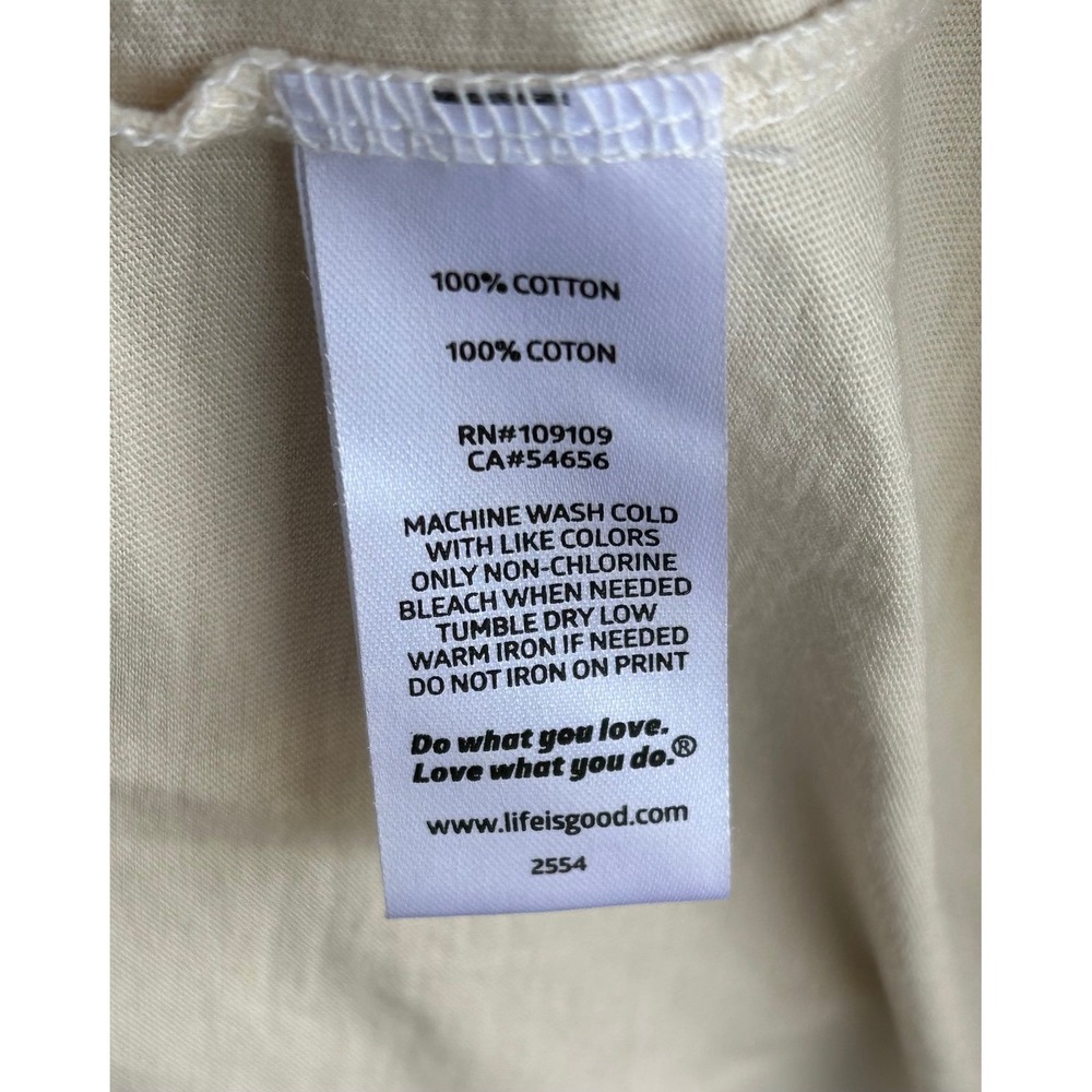 Life is good short sleeve T-shirt men's‎ small NWT - Picture 4 of 8
